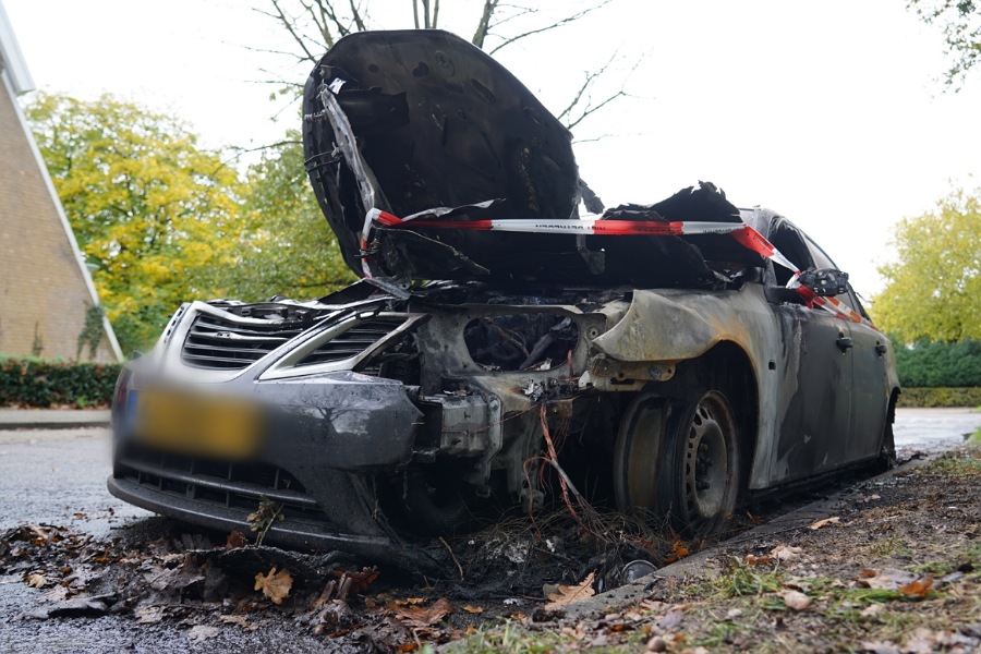 Auto uitgebrand in Meijhorst