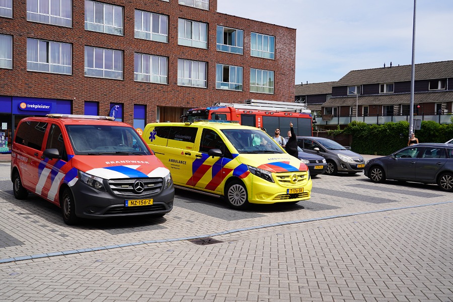 Brand in flat aan IJsvogelpassage
