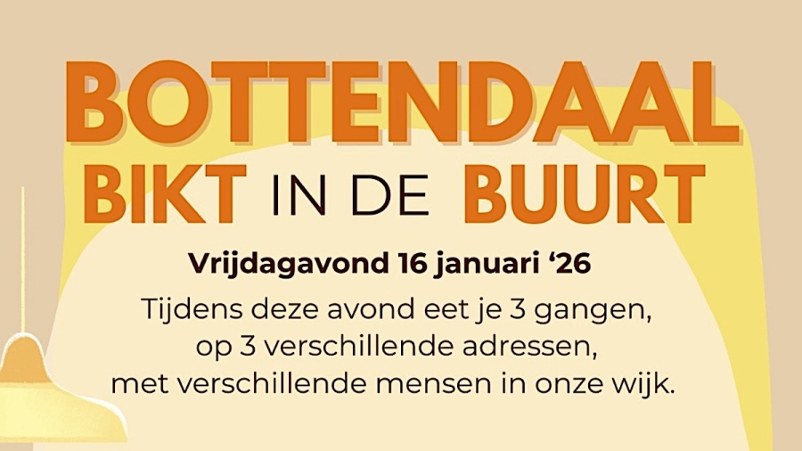 Bottendaal Bikt in de Buurt: nog opgeven t/m 20 december
