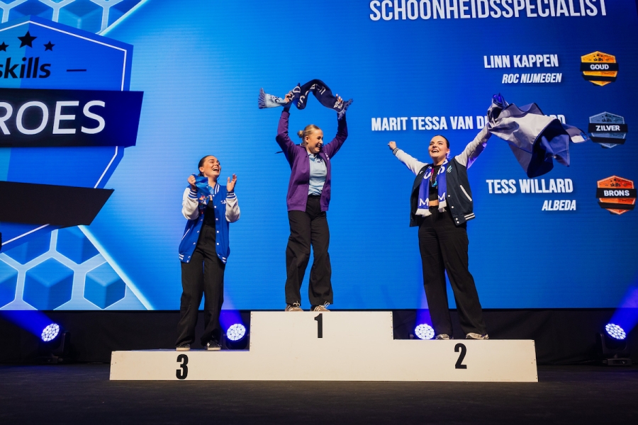 ROC Nijmegen schittert opnieuw op Skills Heroes met 11 medailles