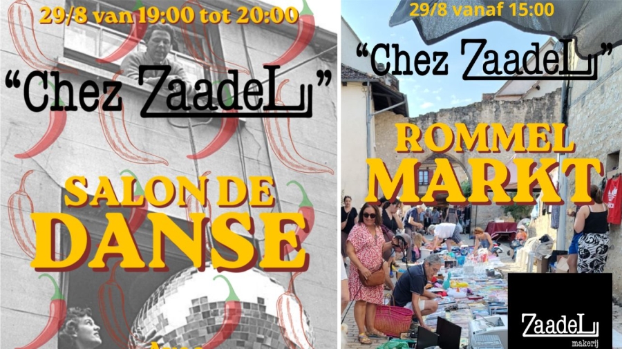 Buurten bij “Chez ZaadeL” op 29 augustus