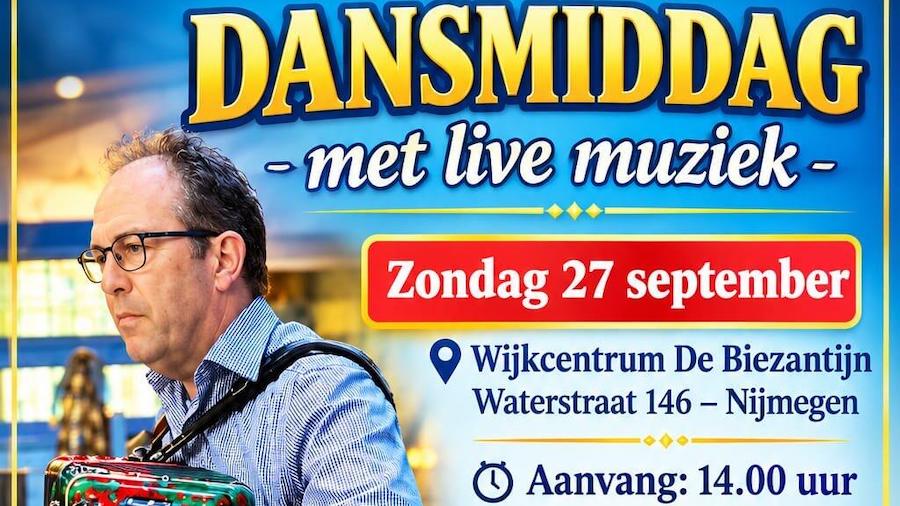 Gezellige dansmiddag in de Biezantijn op 27 september