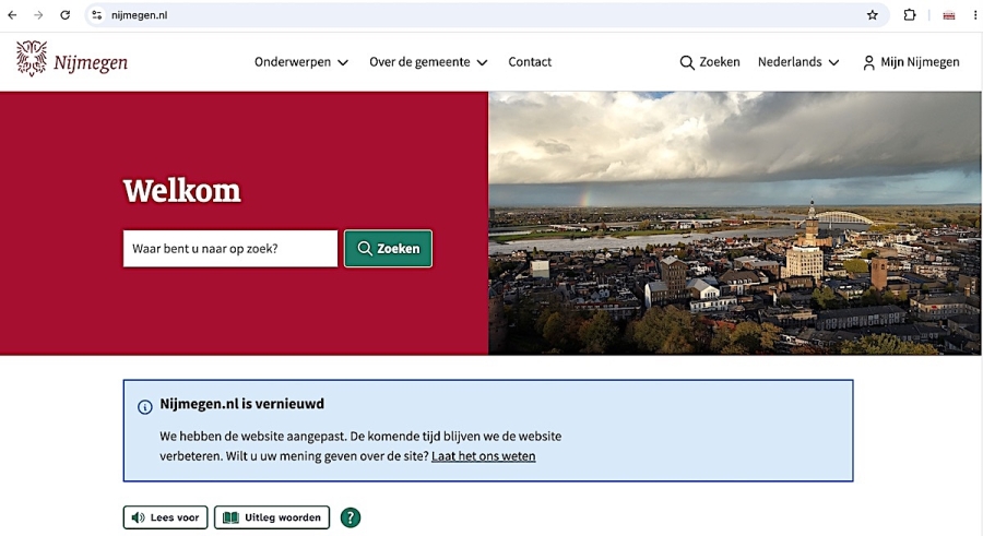 Nijmegen.nl is vernieuwd
