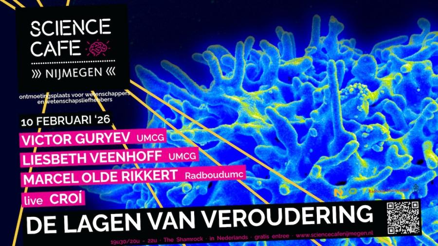Science Café op 10 februari: 'De Lagen van Veroudering'