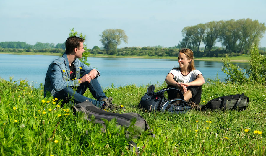 Vier de rivier tijdens Rivierfestival Waal