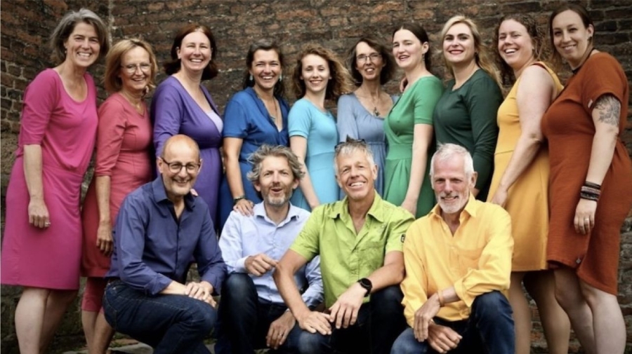 Vocal group NootScenario in Zuiderkapel Stevenskerk