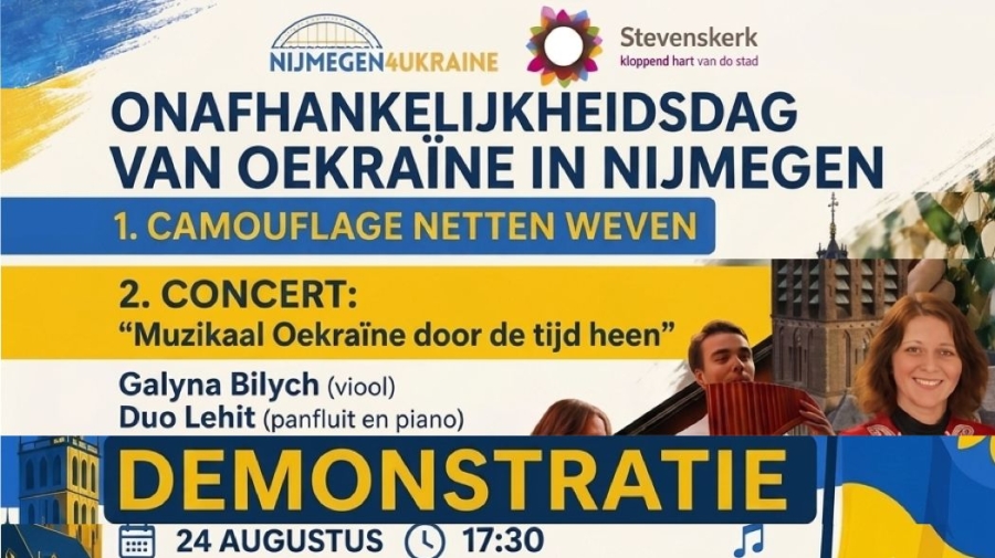 Onafhankelijkheidsdag van Oekraïne - Vieringen in Nijmegen