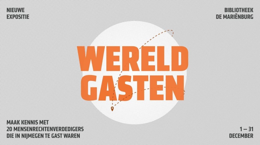 Tentoonstelling ‘Wereldgasten’ in bibliotheek De Mariënburg